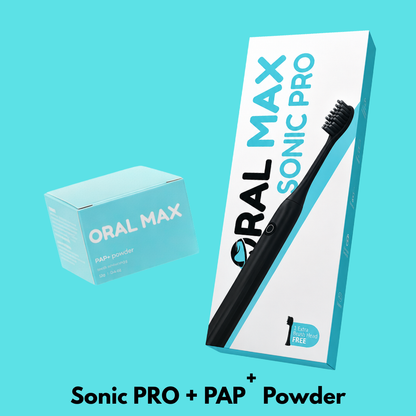 ORAL MAX - Sonic PRO + PAP+ Whitening Powder
