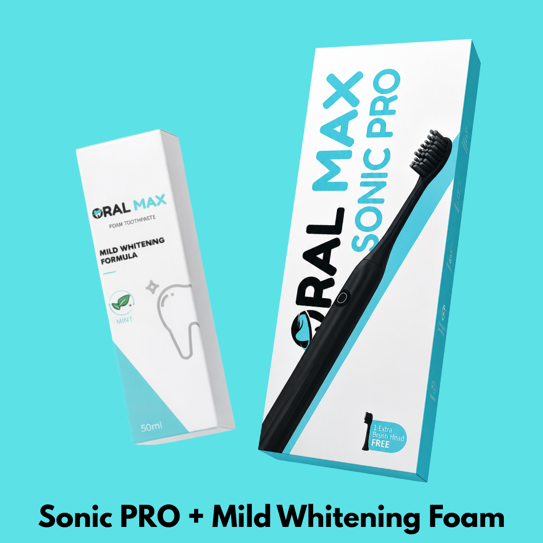 ORAL MAX - Sonic PRO + Mild Whitening Foam Bundle