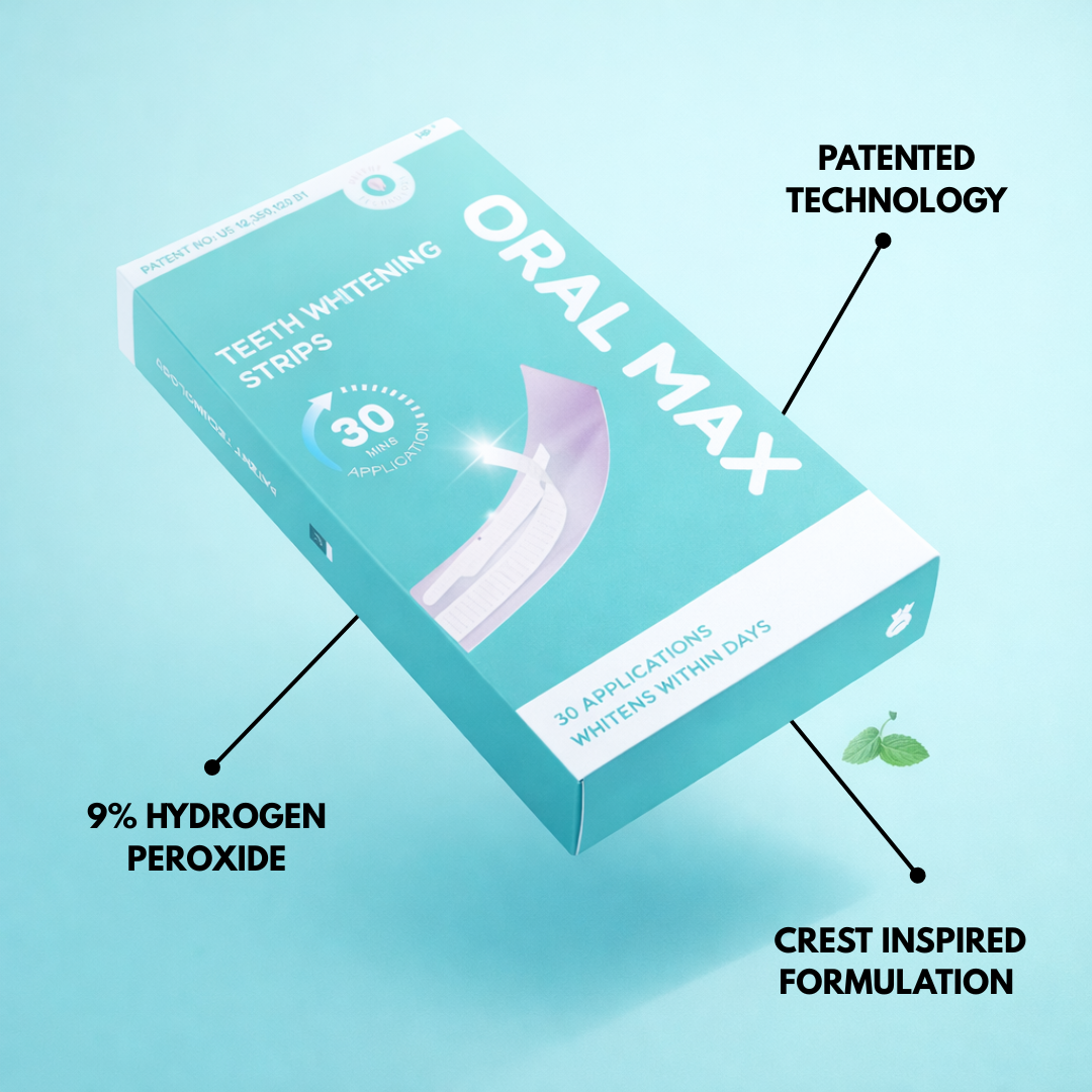 ORAL MAX - Teeth Whitening Strips (Ultra Strong Whitening)
