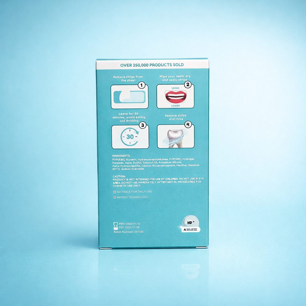 ORAL MAX - Teeth Whitening Strips (Ultra Strong Whitening)
